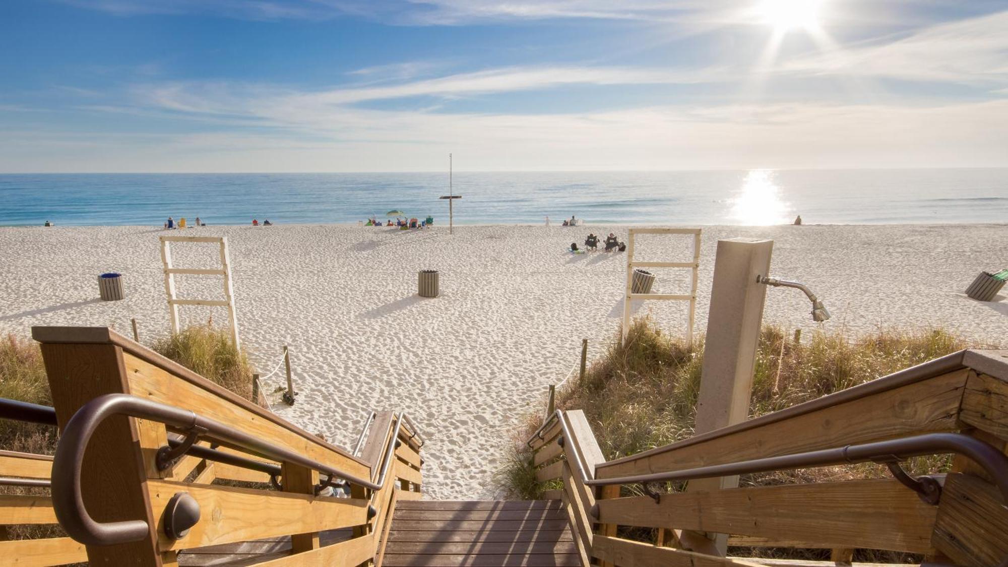 Tidewater Escape: 1Br/2Ba Beachfront Condo, Sleeps 6, Gulf Views & Comfort! Panama City Beach Buitenkant foto