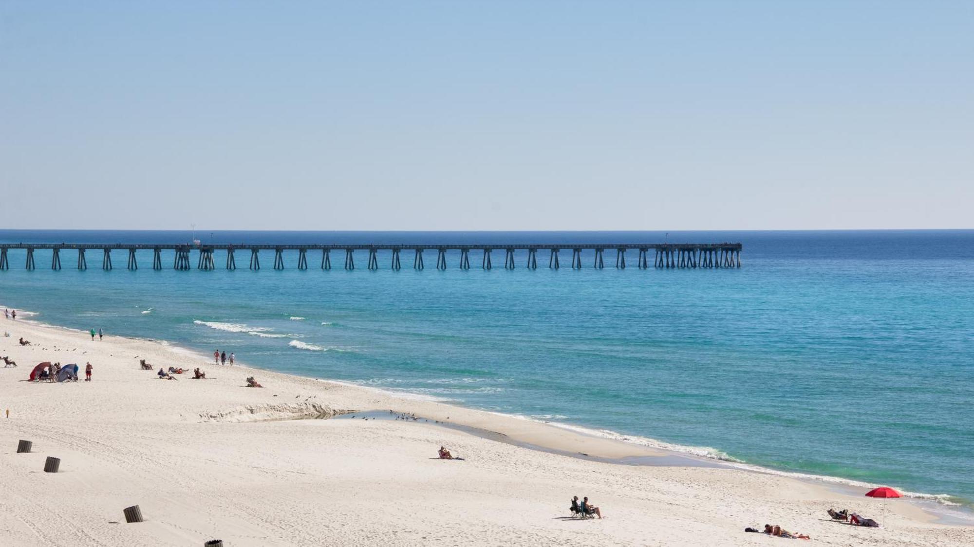 Tidewater Escape: 1Br/2Ba Beachfront Condo, Sleeps 6, Gulf Views & Comfort! Panama City Beach Buitenkant foto