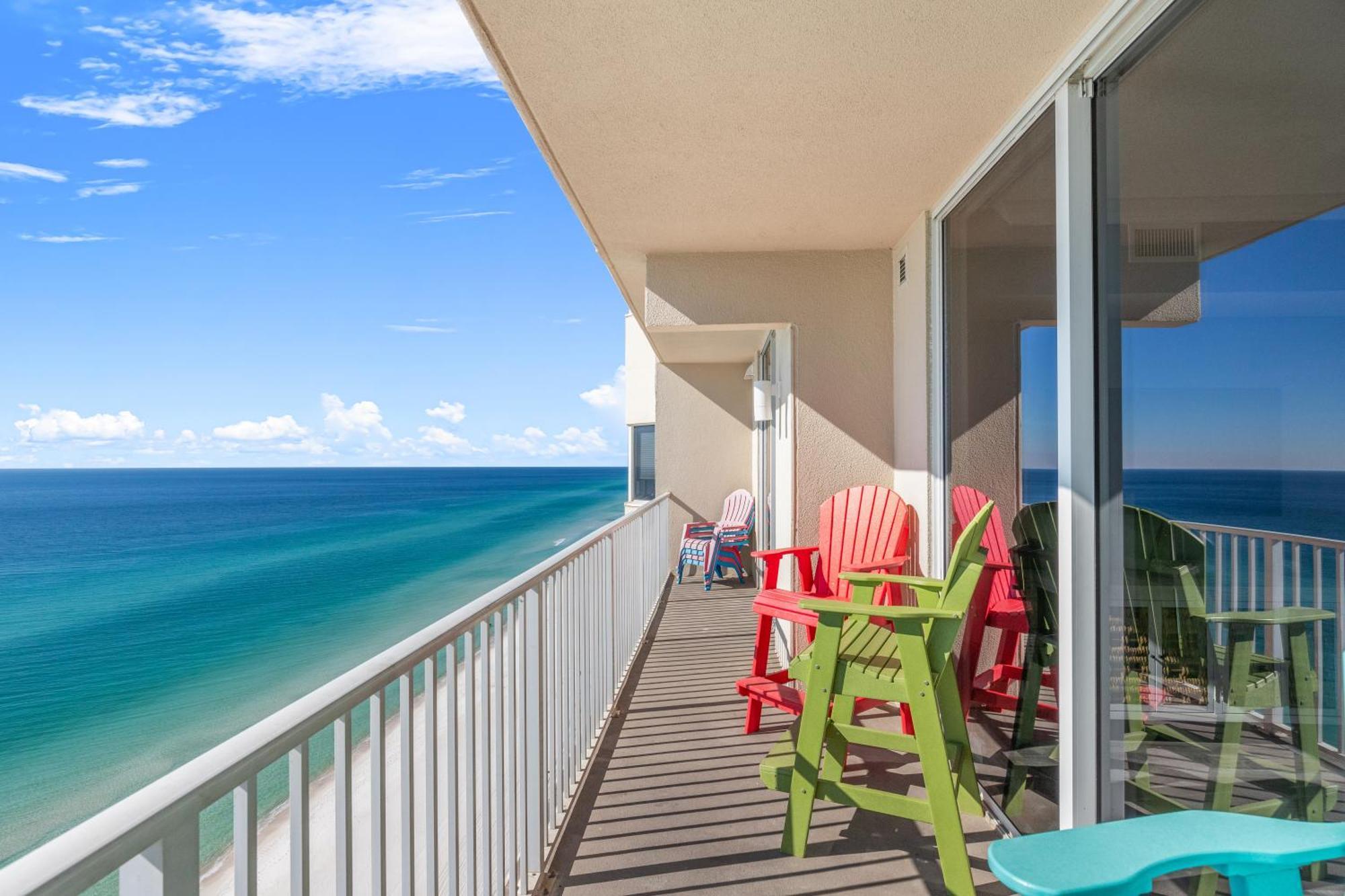 Tidewater Escape: 1Br/2Ba Beachfront Condo, Sleeps 6, Gulf Views & Comfort! Panama City Beach Buitenkant foto