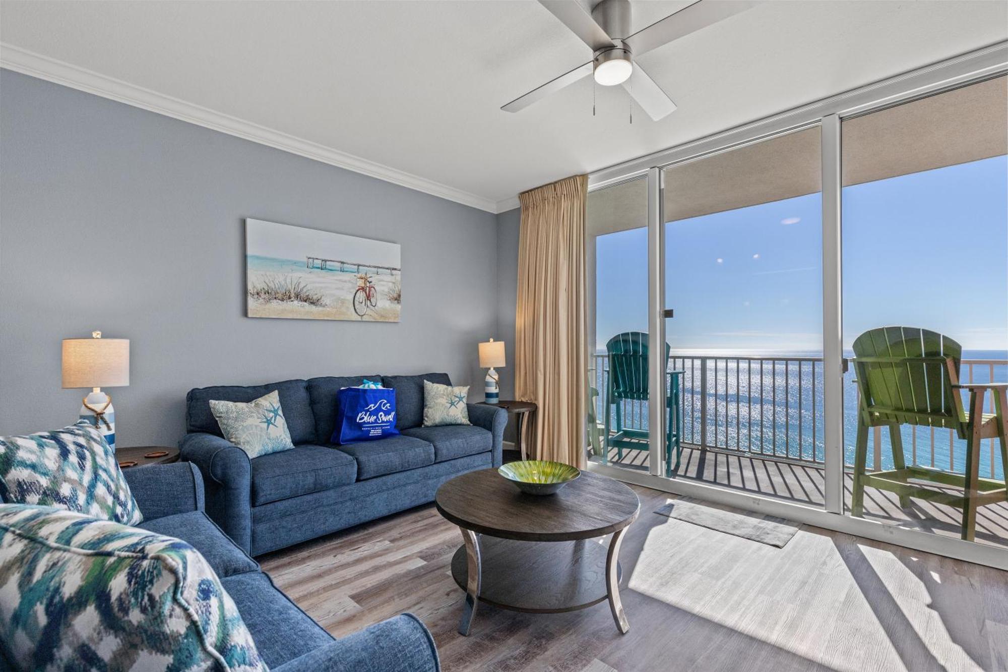 Tidewater Escape: 1Br/2Ba Beachfront Condo, Sleeps 6, Gulf Views & Comfort! Panama City Beach Buitenkant foto