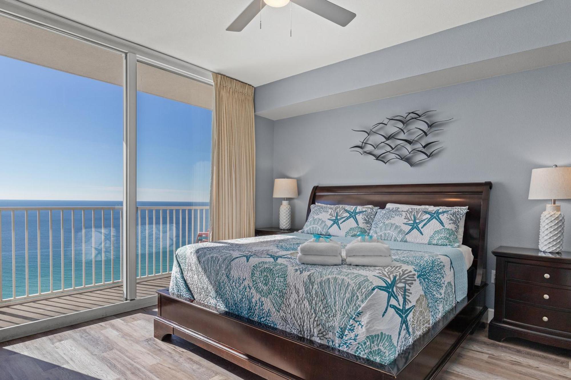 Tidewater Escape: 1Br/2Ba Beachfront Condo, Sleeps 6, Gulf Views & Comfort! Panama City Beach Buitenkant foto