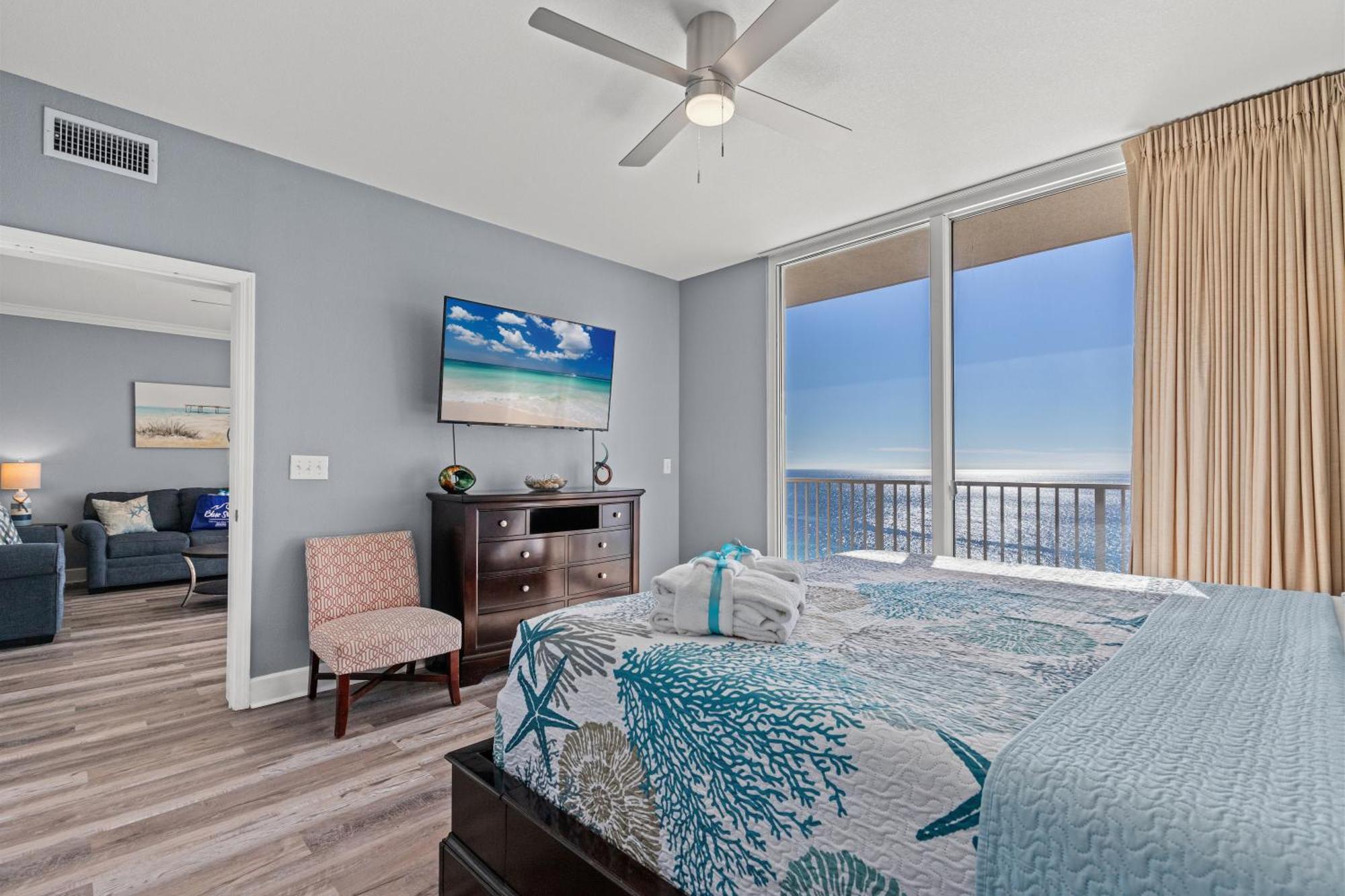 Tidewater Escape: 1Br/2Ba Beachfront Condo, Sleeps 6, Gulf Views & Comfort! Panama City Beach Buitenkant foto