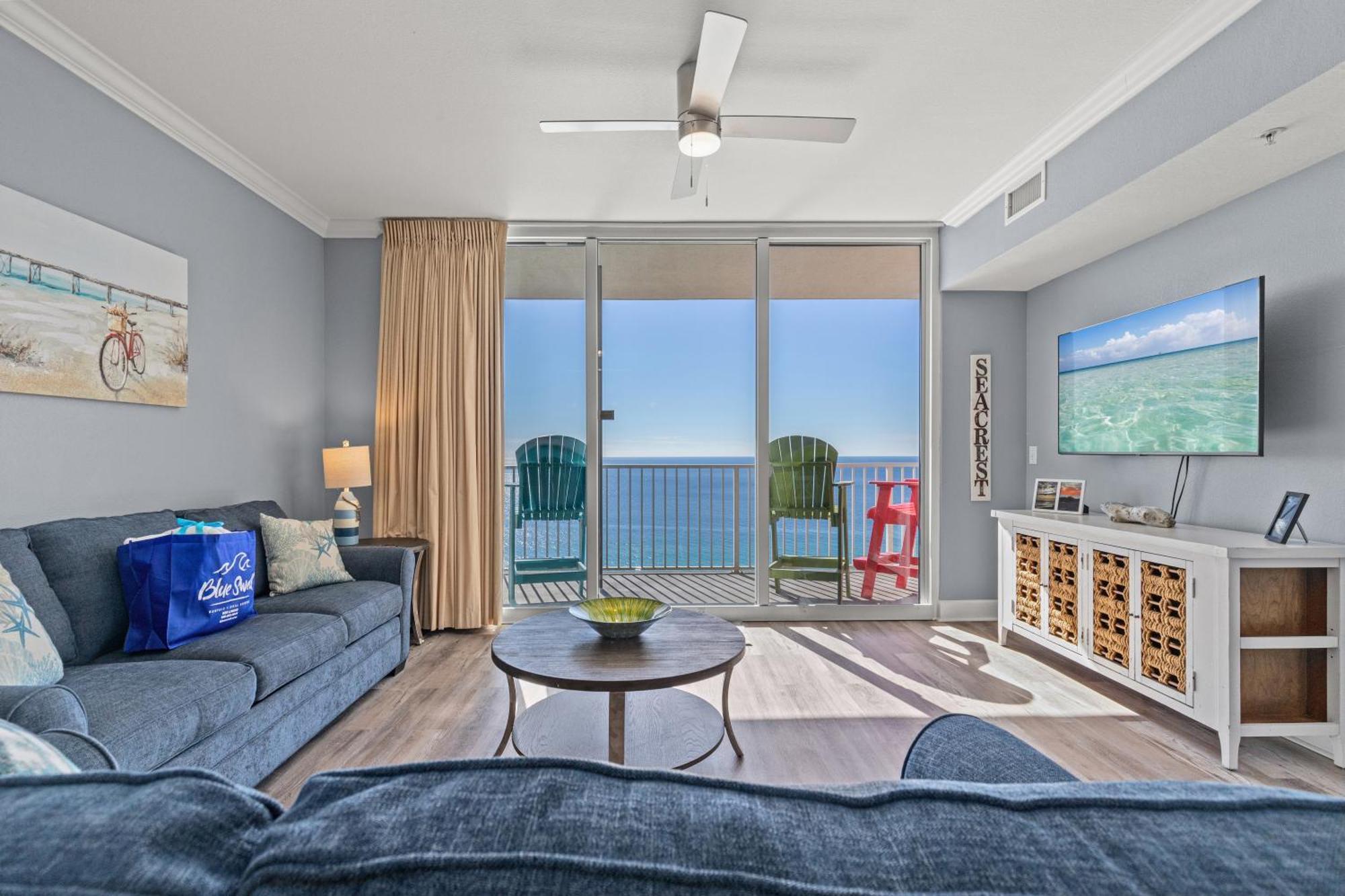 Tidewater Escape: 1Br/2Ba Beachfront Condo, Sleeps 6, Gulf Views & Comfort! Panama City Beach Buitenkant foto